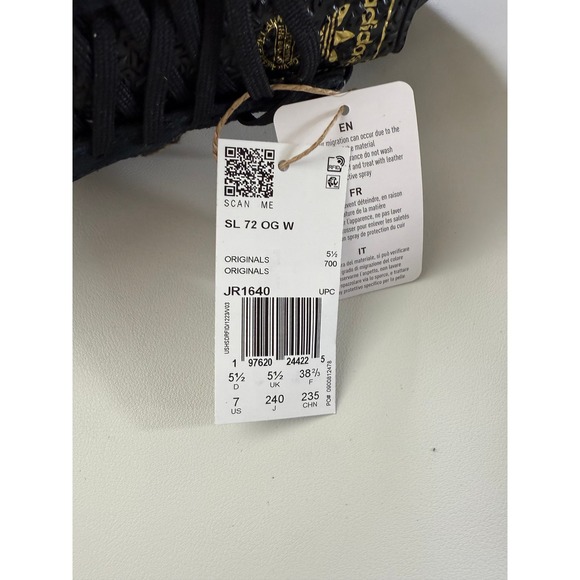 adidas Black and Leopard Print Sneakers - Picture 7 of 8